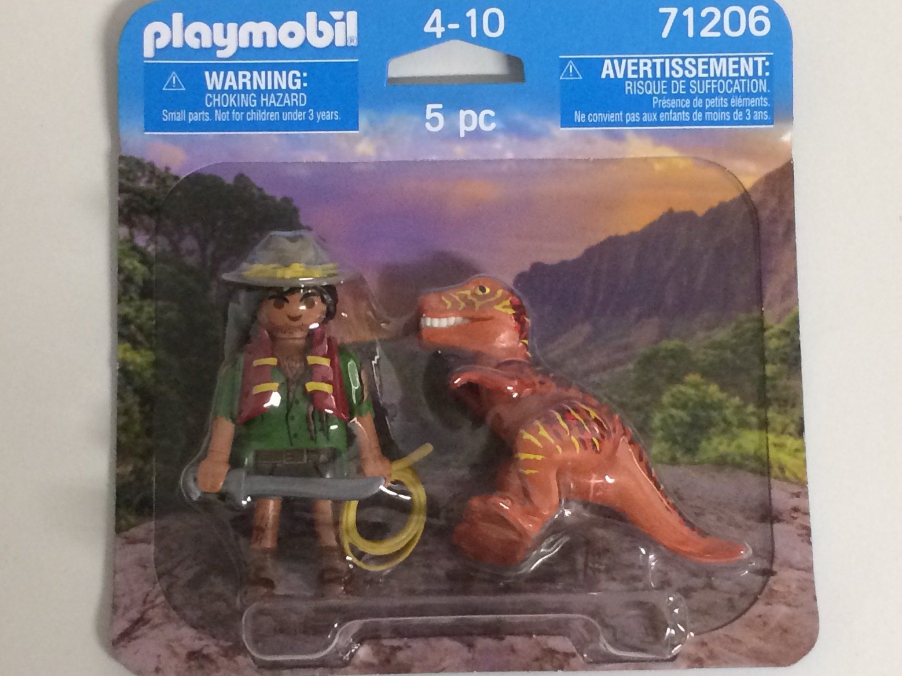 Playmobil Giocattoli: PLAYMOBIL DUO PACK FIGURES 71206 AVVENTURIERO E T-REX – Nuovo (secondo la descrizione) da Vezia venduto da Aquarius_Age