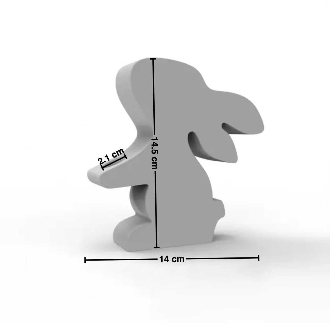 Teglie da forno: Giessform Silikonform Hase mit Reagenzglas – Nuovo e nell'imballaggio originale da Kaltbrunn venduto da schere-stein-papier 2