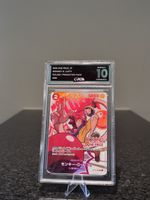 One Piece 🔥 Monkey D. Luffy OP16-095 Round 1 Graded 10