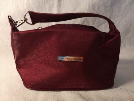 Elegante Abendtasche, Barley Brooks, weinrot