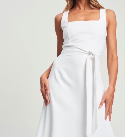 Sommerliches Kleid in Weiss, Grösse S - Top Zustand!