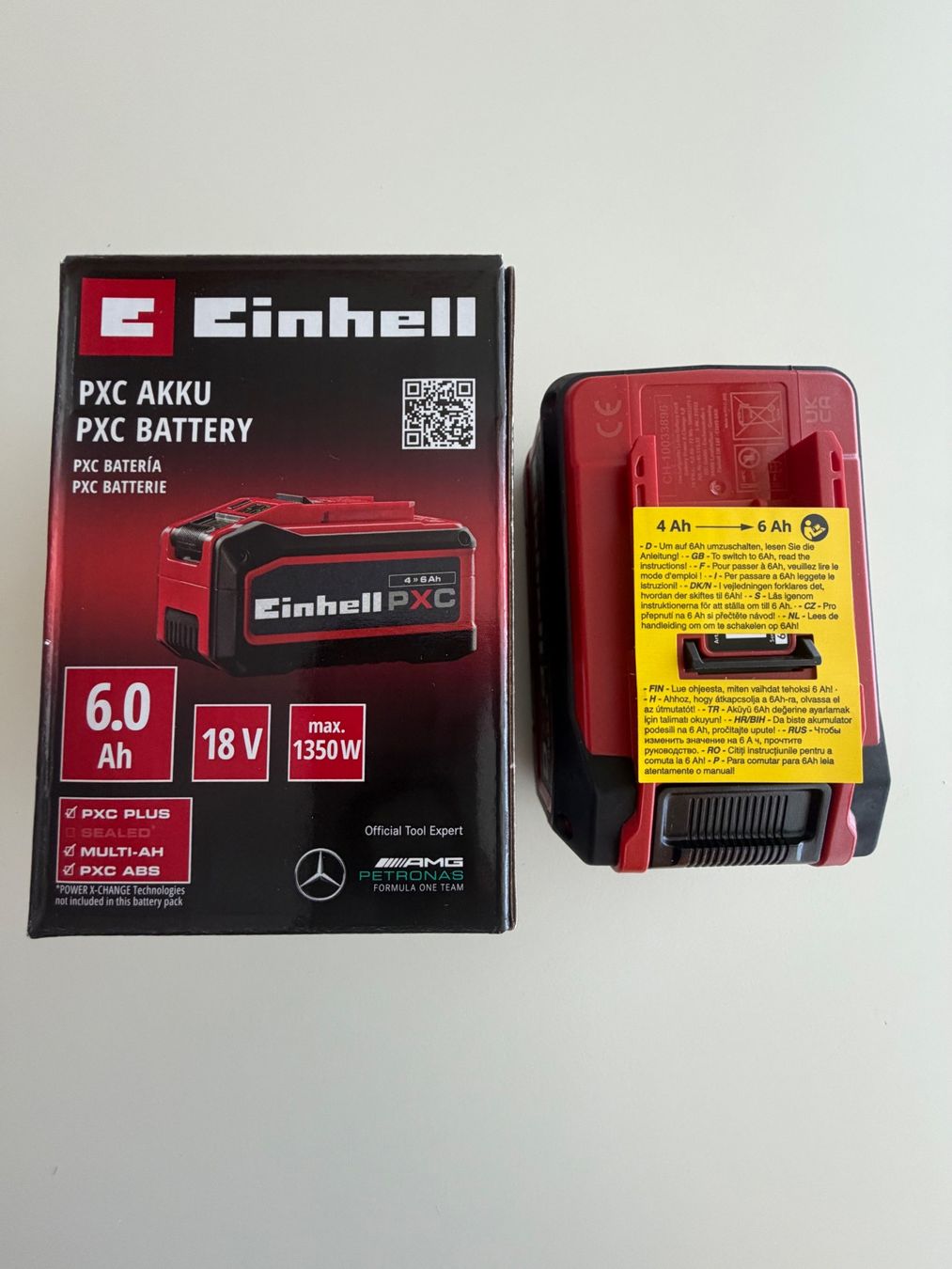 Einhell Accus & piles: Einhell batterie PXC Plus 6.0 18V – Neuf avec emballage d'origine à St-Gingolph par GoldenKeys