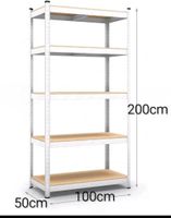 5x Schwerlastregal 900 Kg je. 5 Tablare 180 Kg pro Tablar