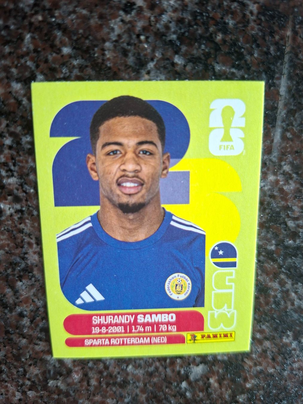 Panini Carte collezionabili: FIFA WM 2026 Sticker - SHURANDY SAMBO - CUW 8 – Nuovo (secondo la descrizione) da Erlinsbach venduto da pfunky