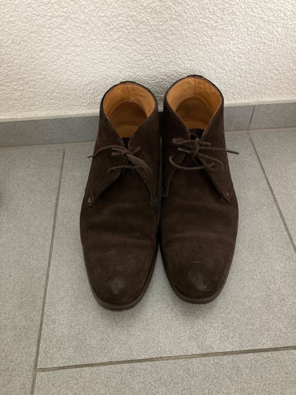 Scarpe da uomo: Wildlederschuhe braun – Usato da Rikon im Tösstal venduto da s_tenz