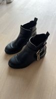 Schicke schwarze Stiefeletten Gr. 36