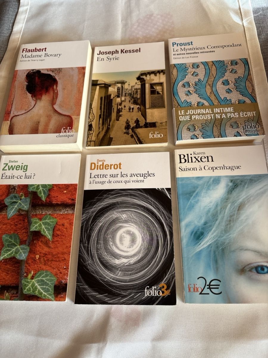 Bücher: Lot de 6 livres Folio Classique -  – Gebraucht aus Ste-Croix von choupy60