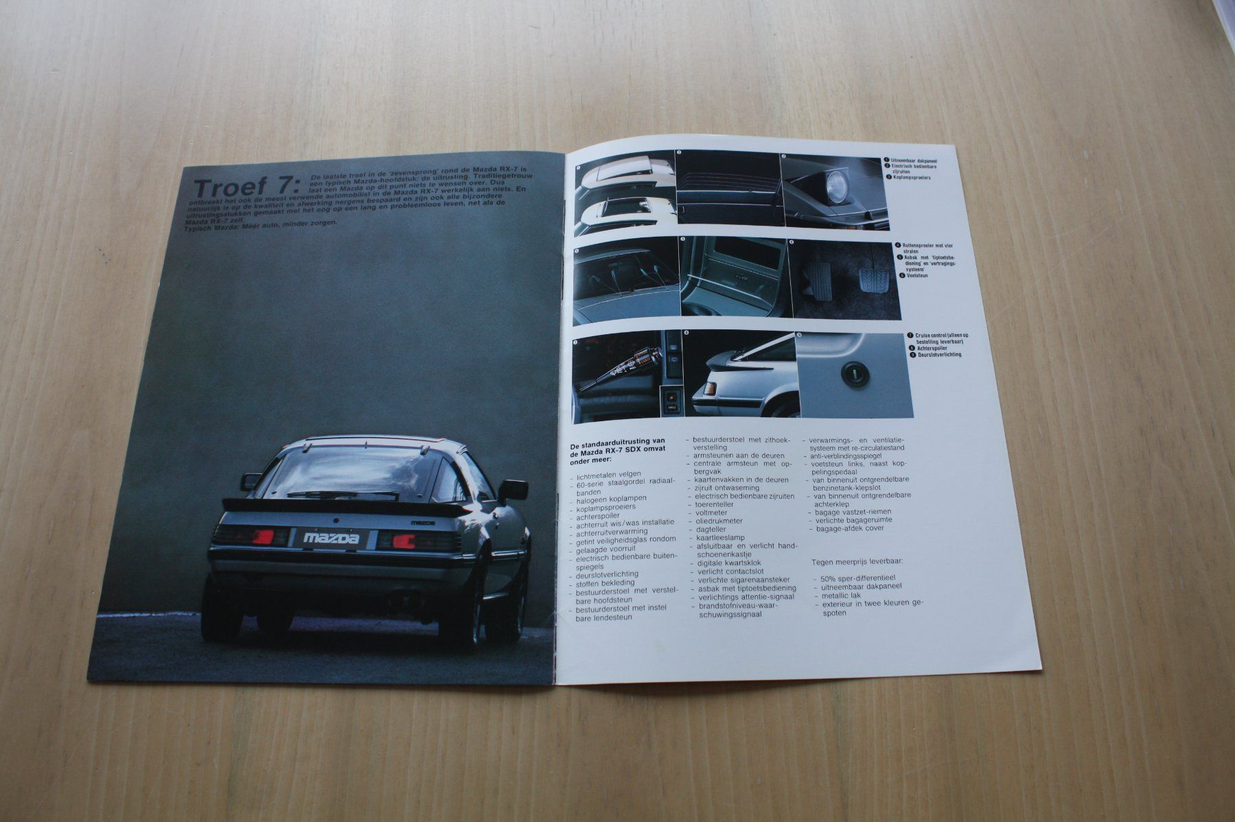 Mazda Documenti: Mazda RX-7 Prospekt 4/1984 NL – Usato da Wikon venduto da erwin400 8