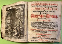 J. C. Frölich v. Frölichsburg: Peinl. Halsgerichts-Ordnung