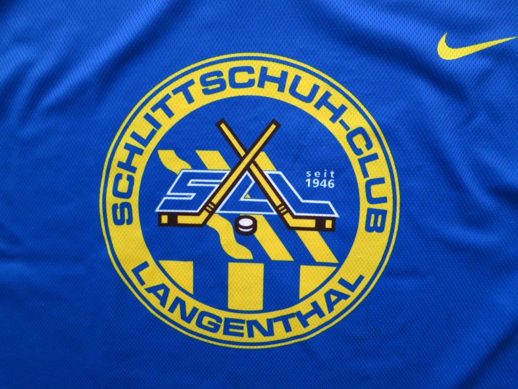 Scarpe, pantaloni & magliette da ginnastica: Matchworn Eishockey Trikot vom SC Langenthal - SCL – Usato da Niederbipp venduto da floorballrexi 3