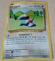 Carte Pokémon Porygon 2016- Edition de base - Très rare!