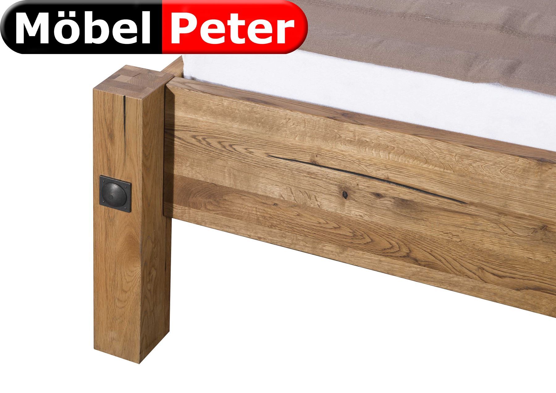 Letti: Massivbett Eiche 160 x 200cm – Nuovo e nell'imballaggio originale da Kölliken venduto da moebel-peter 2