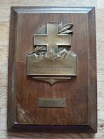 plaque Eisenbahner -Schiessen Wimmis 1948 train Bahn...