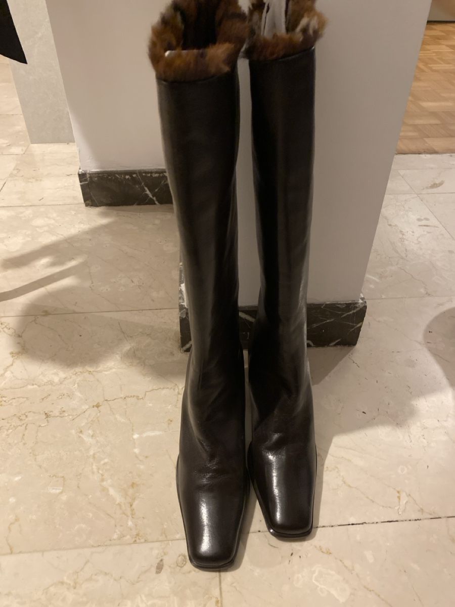 Scarpe da donna: Stiefel Leder mit Pelz 38 – Nuovo e nell'imballaggio originale da Viganello venduto da Cathy3 1