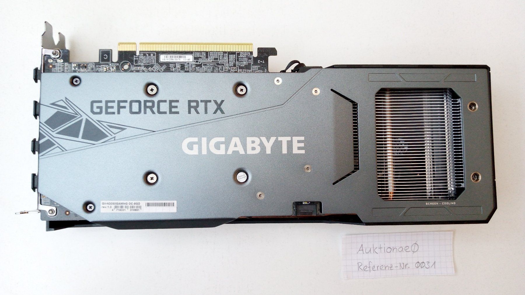 Gigabyte Grafikkarten: Gigabyte RTX 3050 Gaming OC – Gebraucht aus Mörschwil von Auktionae0 2