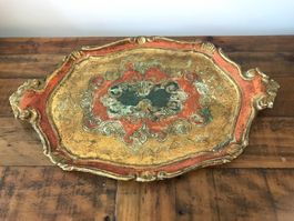 Florentinisches Tablett Serviertablett