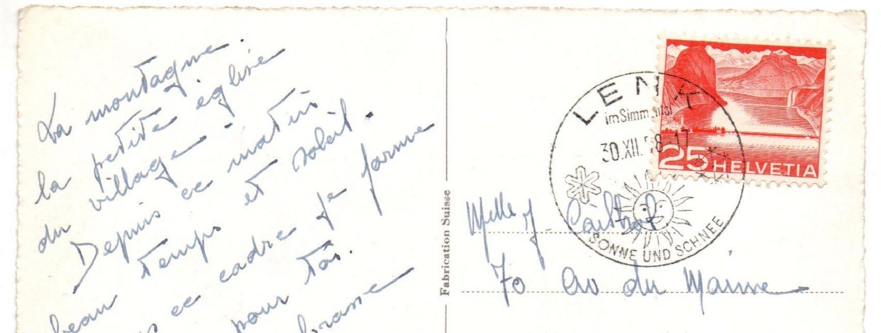Cartoline postali: LENK i.S. Kath. Kirche – Usato da Jona venduto da philajona 1