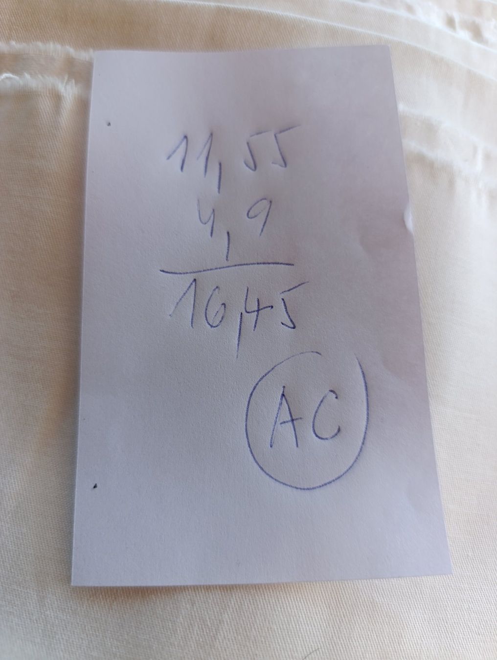 Stoffe: Baumwolle ,grosse Stücke " AC" – Gebraucht aus Rüthi (Rheintal) von marycsipet 2