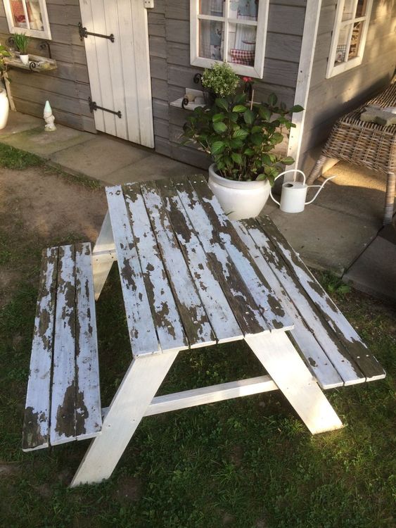 Kindertisch mit Bank, Gartentisch Kinder Kaufen auf Ricardo
