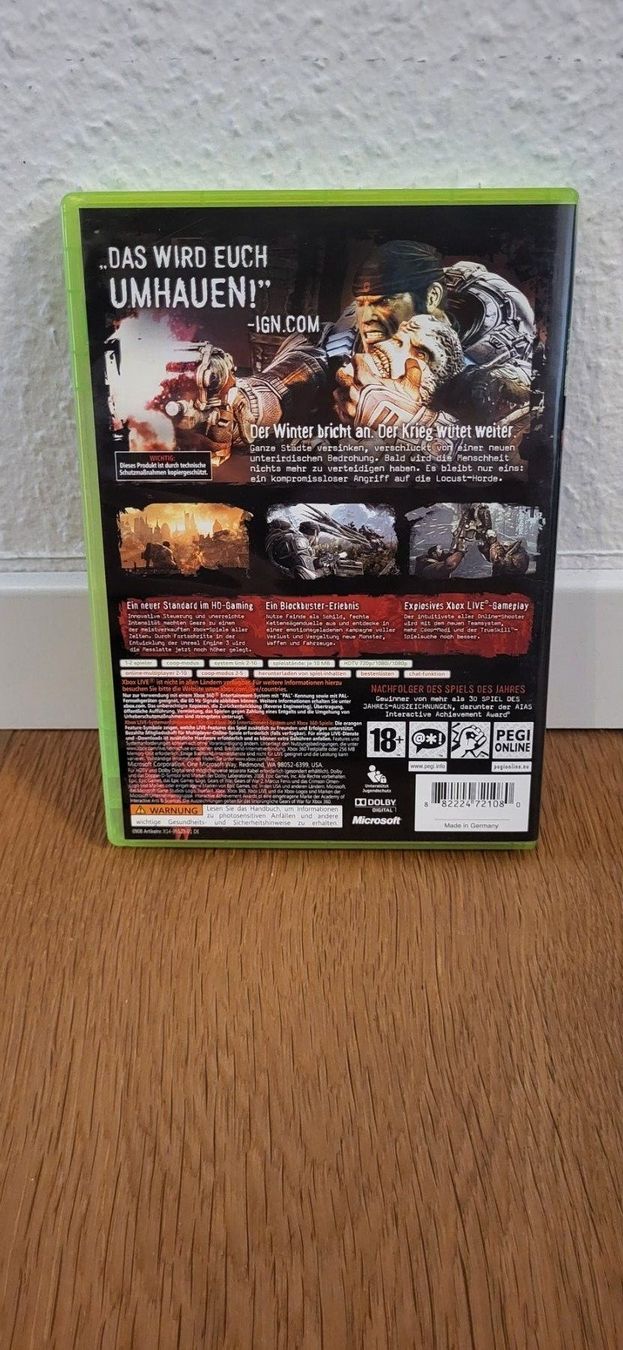 Microsoft Giochi: Xbox 360 - Gears of War 2 – Usato da Münsingen venduto da Heroism2010 1