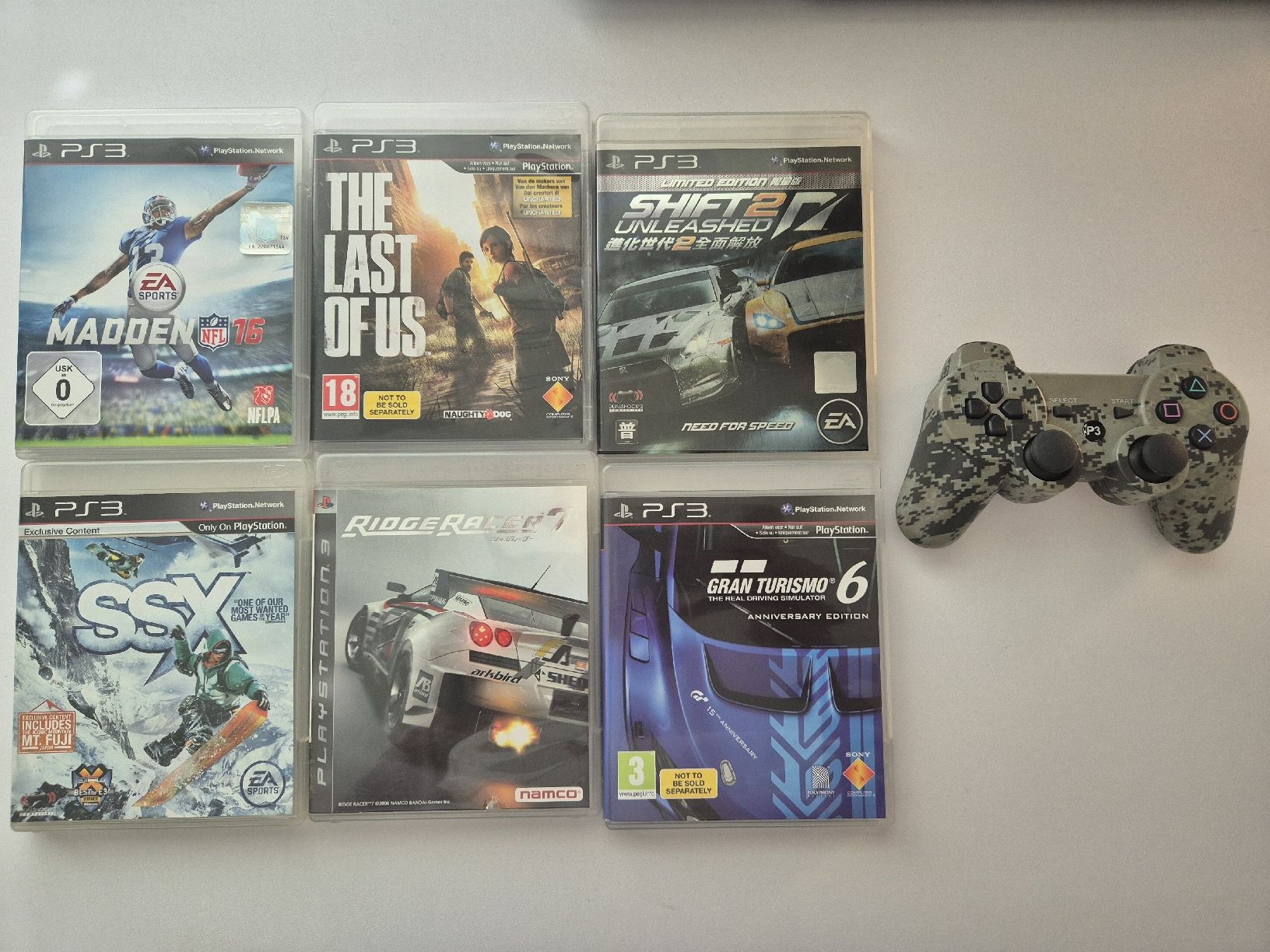 Sony Giochi: PS3 Games und Controller Camouflage – Usato da Steinhausen venduto da chrille0000