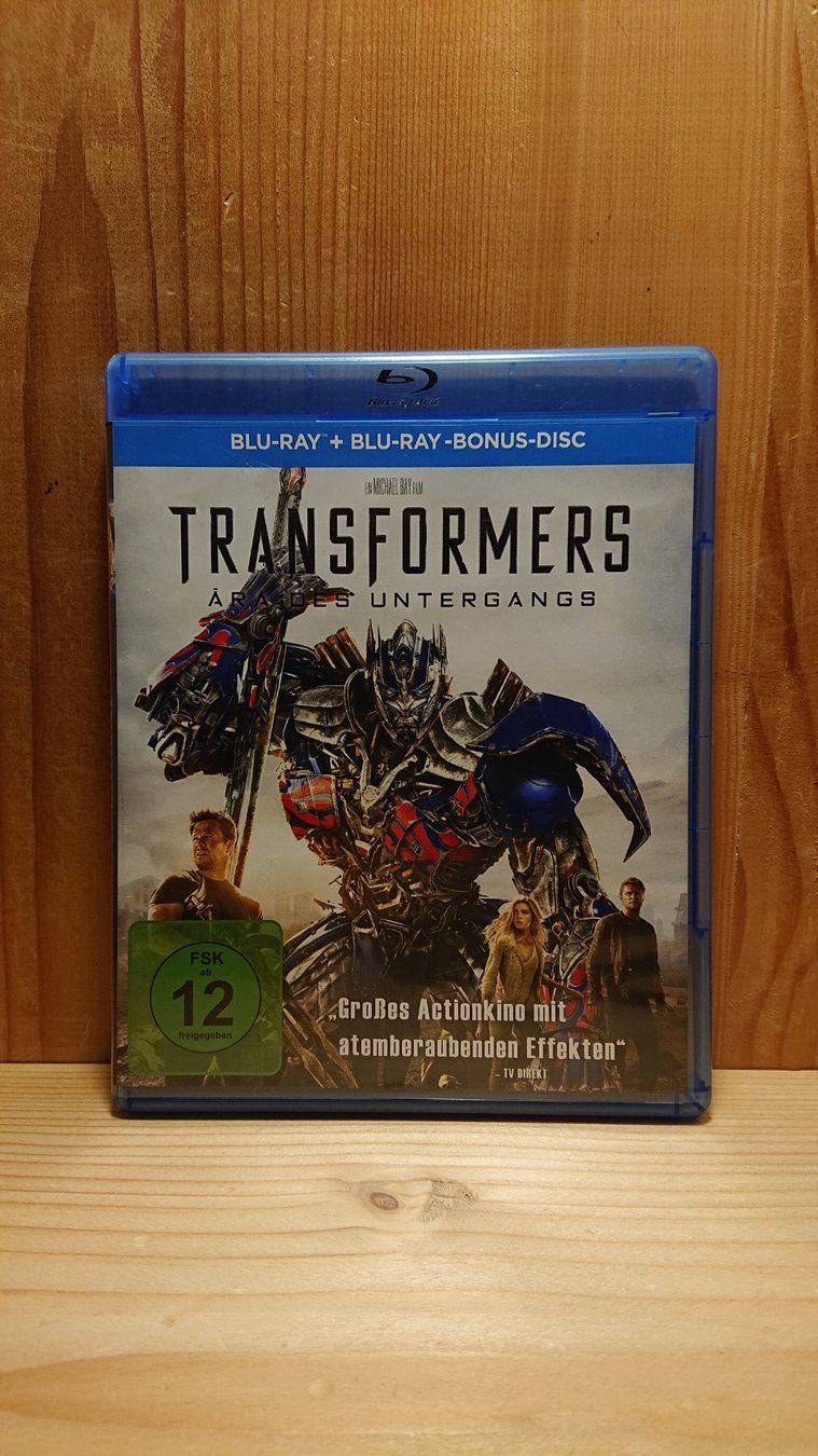 Tutti i DVDs: TRANSFORMERS Ära des Untergangs Blu-Ray – Usato da Wilderswil venduto da Exebub