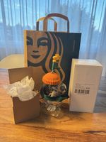 Starbucks Peanuts Snoopy Glass Cup 20oz New In Box