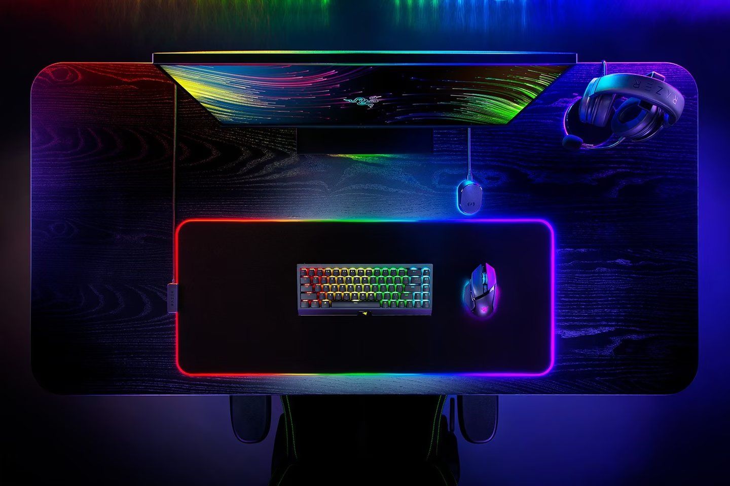 Razer Tappetini per mouse: Razer Strider Chroma XL Mausmatte – Usato da Bassersdorf venduto da pau_95tx 8