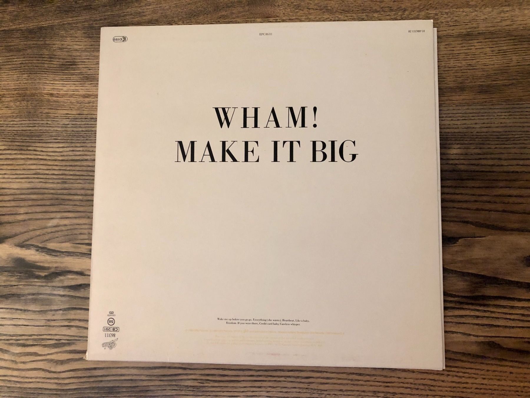 Dischi in vinile: Schallplatte Wham! Make it big – Usato da Berg am Irchel venduto da Zweiti_Chance 1