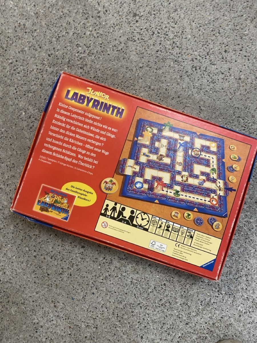 Ravensburger Giochi: Ravensburger Junior Labyrinth Brettspiel – Usato da Zürich venduto da honey-k 1