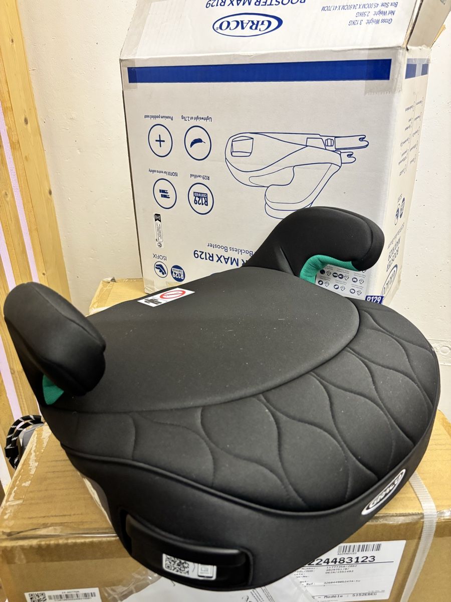 Seggiolini per auto: Graco Booster Max R129 Isofix Backless Booster Midnight – Nuovo e nell'imballaggio originale da Zumikon venduto da laudz 4