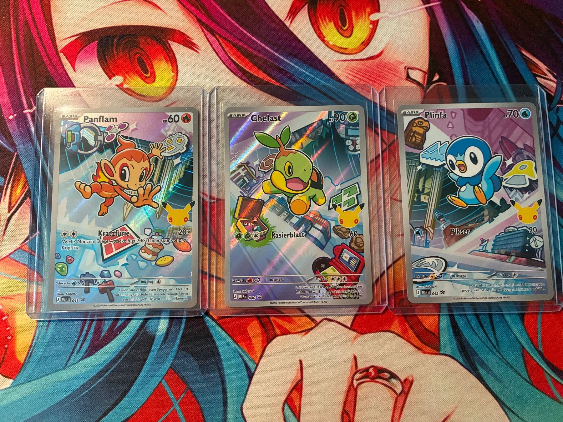 Pokémon Carte collezionabili: Pokémon - First Partner - Panflam/Chelast/Plinfa - DE – Nuovo (secondo la descrizione) da Zollikofen venduto da mic_pxt6