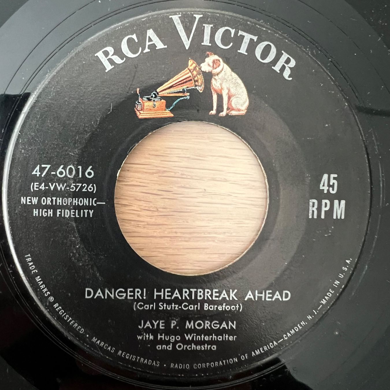 Schallplatten: Jaye P. Morgan - Danger! Heartbreak Ahead / 1.US-Press. 1955 – Gebraucht aus Gais von soundcave57