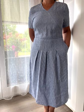 Bonita Kleid fein gestreift