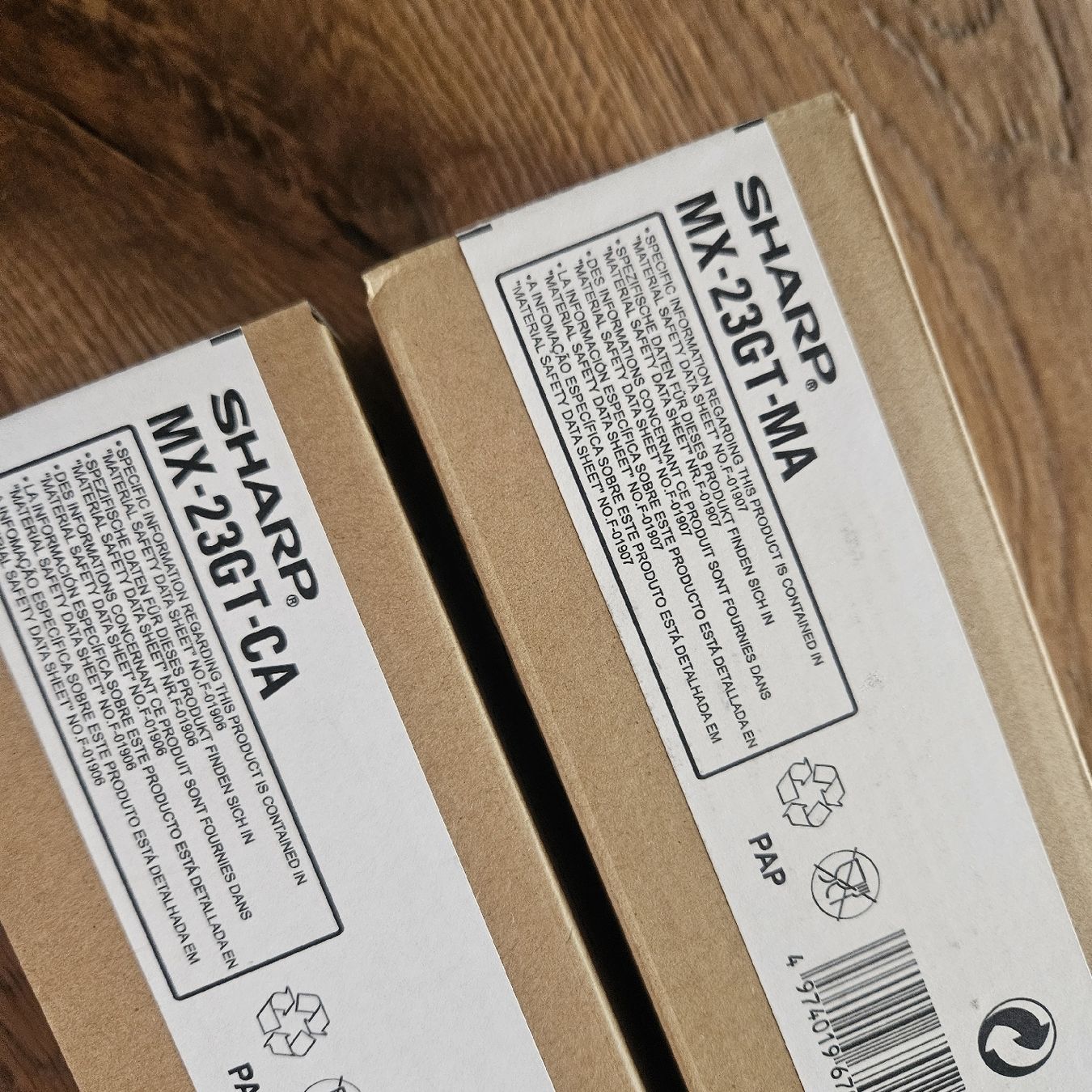 Sharp Cartucce per stampanti & toner: Original Sharp MX-23GT Toner, 2er Set, Neu & OVP! – Nuovo e nell'imballaggio originale da Wald ZH venduto da mapia21 1
