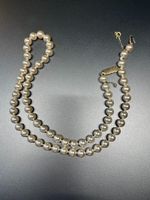 Collana Vintage in perle con cinturino 925 argento HG