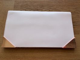 Ted Baker Card & Passport holder Pink with Rose Gold Metal
