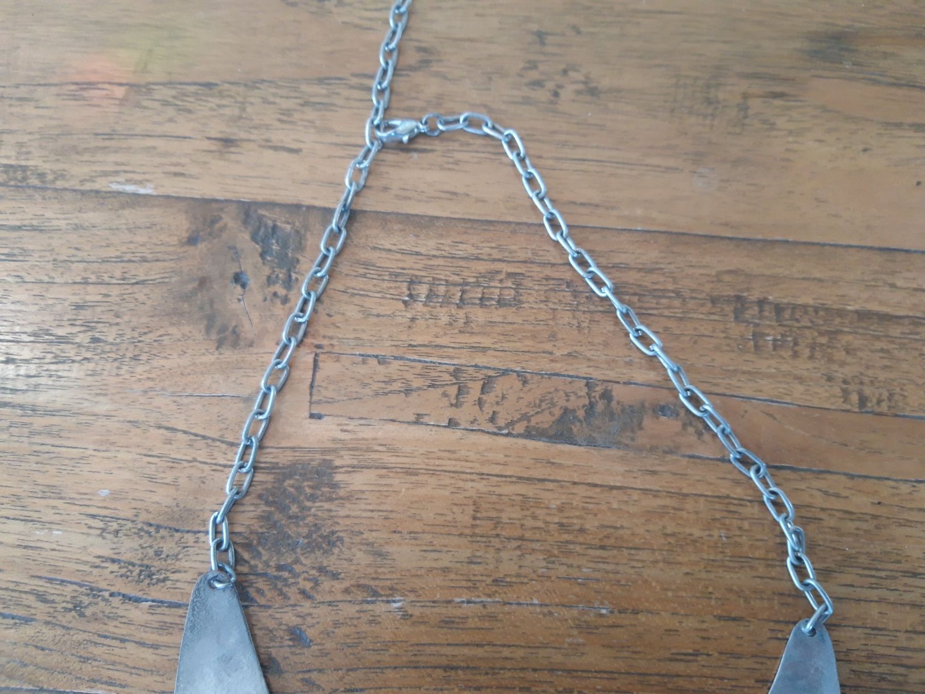Catenine: Halskette Statement Kette Boho Ethno silbern Stein – Usato da Feuerthalen venduto da tanatha_st 3
