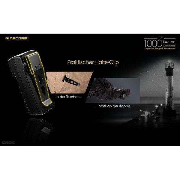 NiteCore Lampade: starke Schlüsselbundleuchte NiteCore TUP – Nuovo e nell'imballaggio originale da Grüningen venduto da Prolumin 5