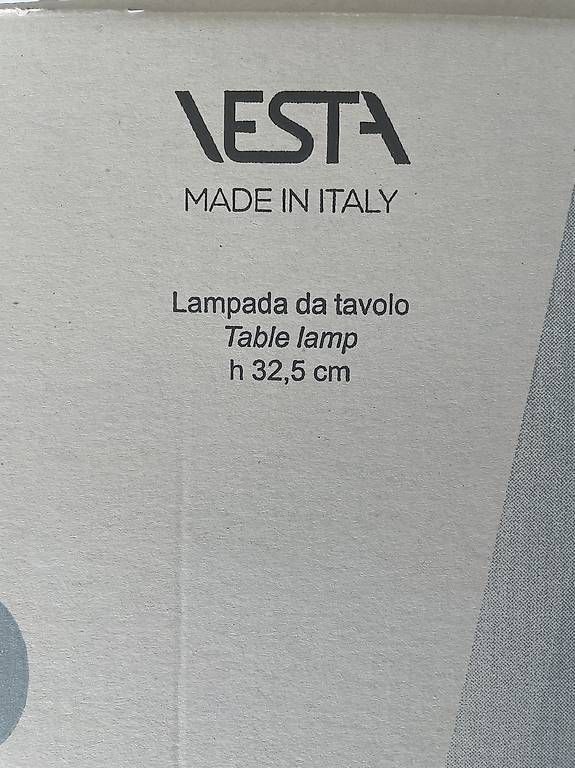 Lampade: Vesta home - lampada da tavolo bianca – Usato da Mendrisio venduto da mar_ws8b 1