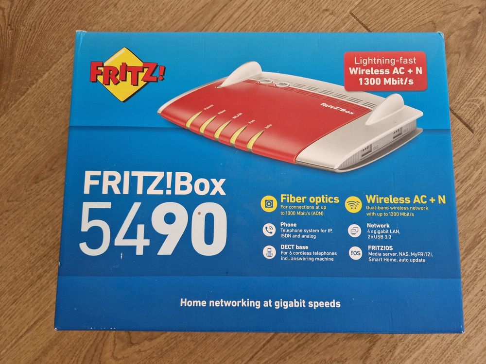 Fritz!Box 5490 Glasfaser Router Kaufen auf Ricardo