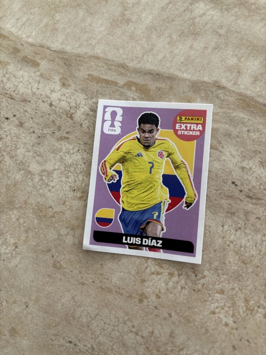 Panini Carte collezionabili: Panini 2026 WM Luis Diaz Extra Sticker – Nuovo (secondo la descrizione) da Neuchatel venduto da Na07