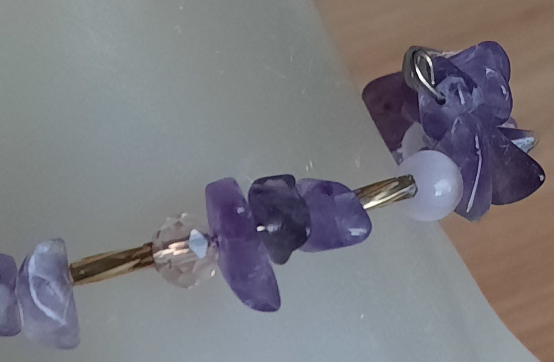Bracciali & Braccialetti: Handgefertigtes Amethyst-Armband - Einzigartiges Design! – Nuovo (secondo la descrizione) da Solothurn venduto da lsc_pf99 5