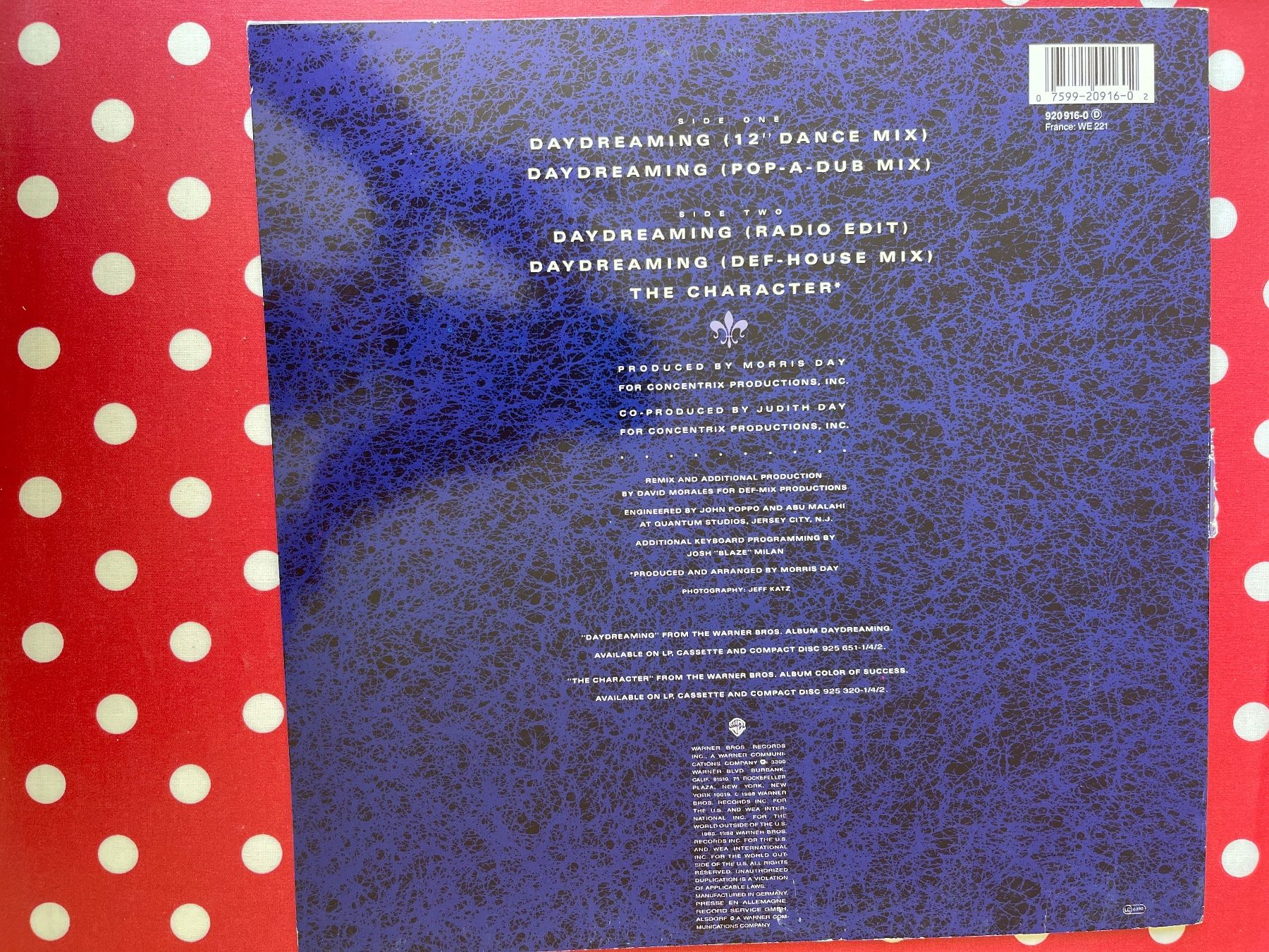 Dischi in vinile: A529/Morris Day - Daydreaming – Usato da Frutigen venduto da Philippe_jsp 1
