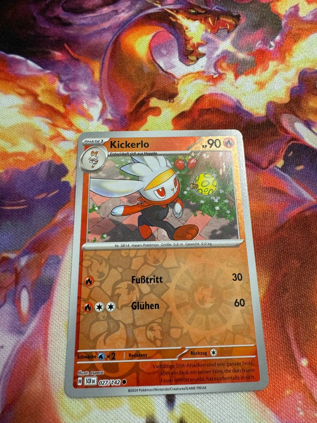 Pokémon Carte collezionabili: Kickerlo (SCR 027) / Reverse Holo / Stellarkrone – Nuovo (secondo la descrizione) da Bülach venduto da CherryBlu