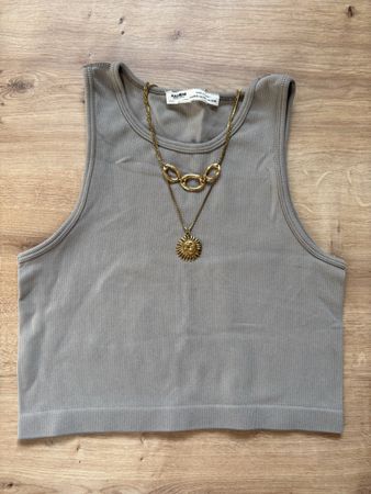 top beige bull&bear, taille S
