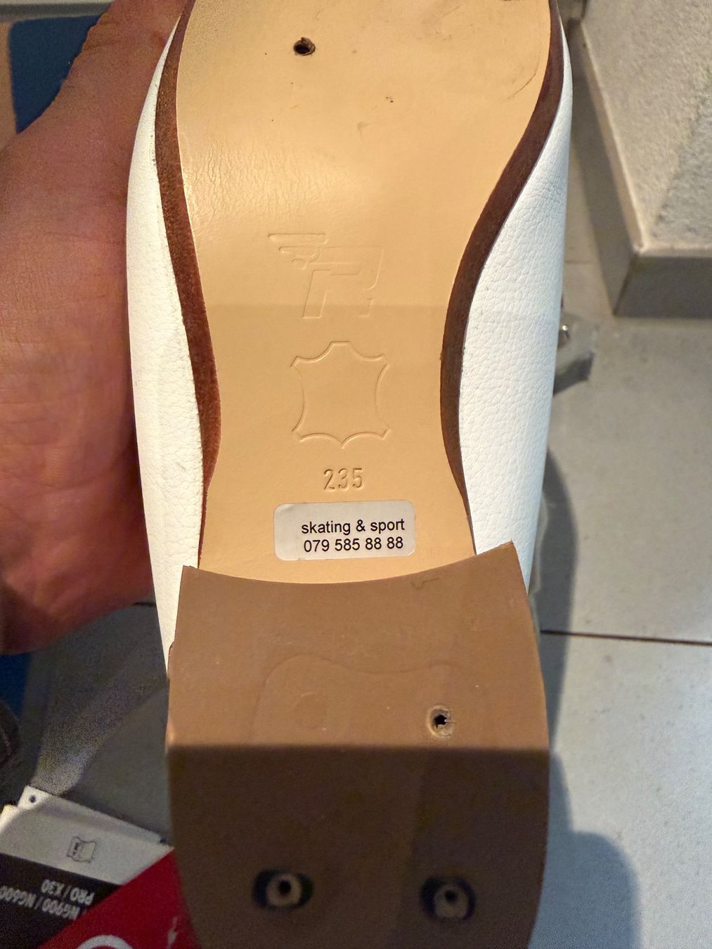 Schlittschuhe: Elektra white – Gebraucht aus Tägerwilen von tobler08 2