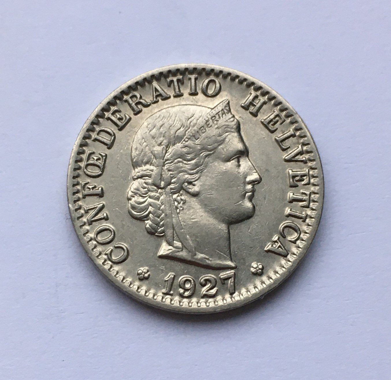 Tutti le monete: 1927 20 Rappen vz+ – Usato da Kirchberg SG venduto da Zenhad69
