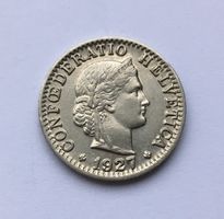 1927 20 Rappen vz+