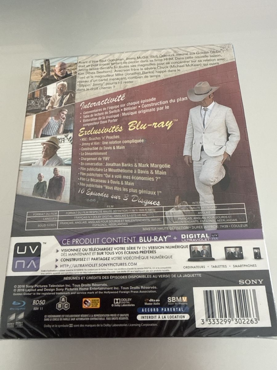 Tutti i DVDs: Better Call Saul Season 2 Blu-ray - Mint Condition! – Nuovo e nell'imballaggio originale da Zürich venduto da nad_s27g 1